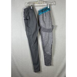 Lot of 2 Gymshark Womens Leggings Size Small Workout Active Athletic Yoga Gym